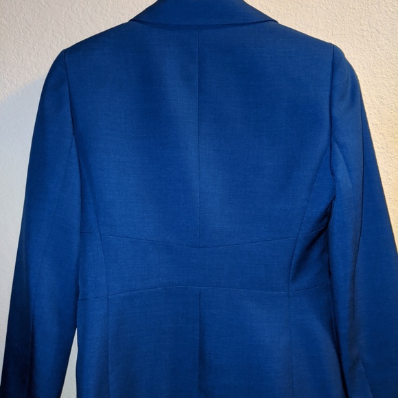 Blue Jacket with Shoulder Pads (like new) - Picture 4 of 4